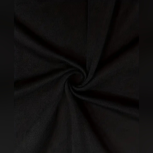 Black Boho Irregular Hem Poncho Blouse - Picture 5 of 5